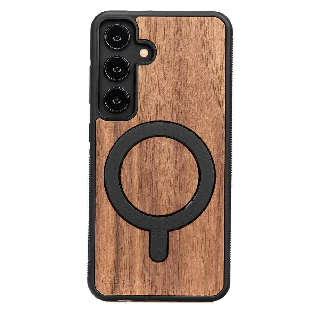 Holzhülle für Galaxy S25, Bewood Amerikanischer für MagSafe