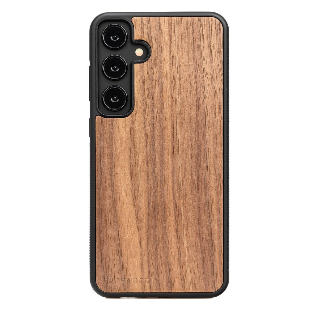 Holzhülle für Galaxy S25 Plus, Bewood Amerikanischer Nussbaum