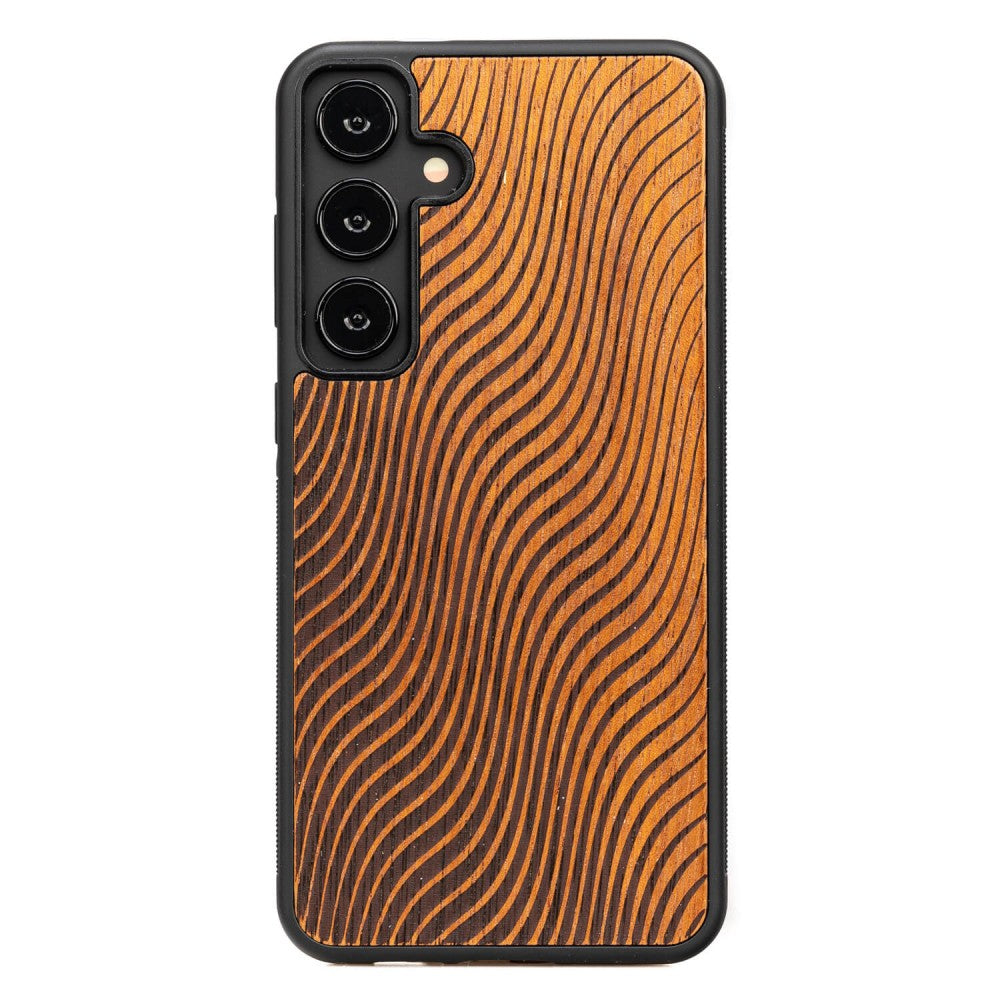 Holzhülle für Galaxy S25 Plus, Bewood Merbauwellen