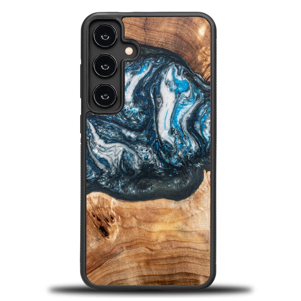 Holzhülle für Galaxy S25 Plus, Bewood Unique Planets Erde