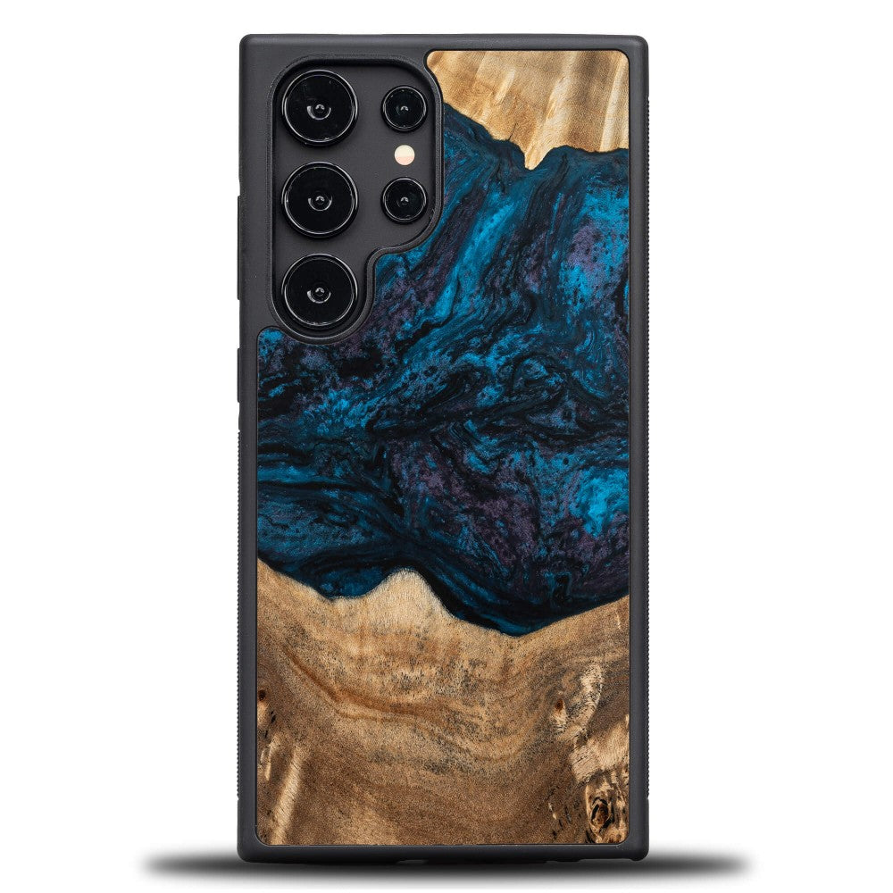 Holzhülle für Galaxy S25 Ultra, Bewood Unique Planets Neptun