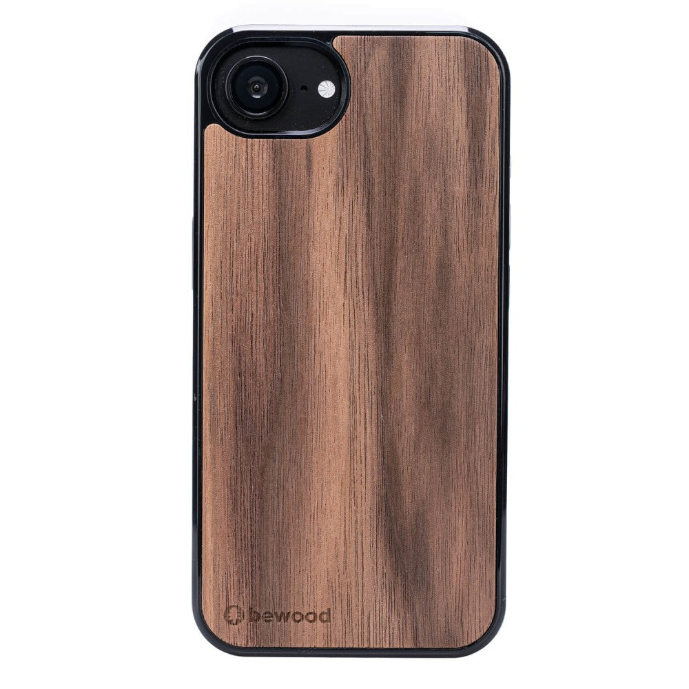 Holzhülle für iPhone 17e / 16e, Bewood Amerikanischer Nussbaum