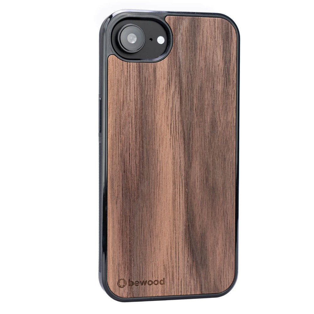 Holzhülle für iPhone 17e / 16e, Bewood Amerikanischer Nussbaum