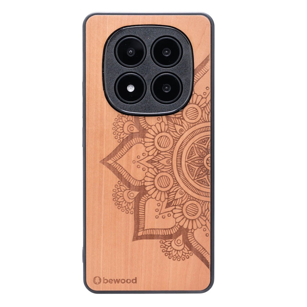 Holzhülle für Xiaomi Redmi Note 14 Pro 5G / Xiaomi Poco X7, Bewood Apfelbaum Mandala