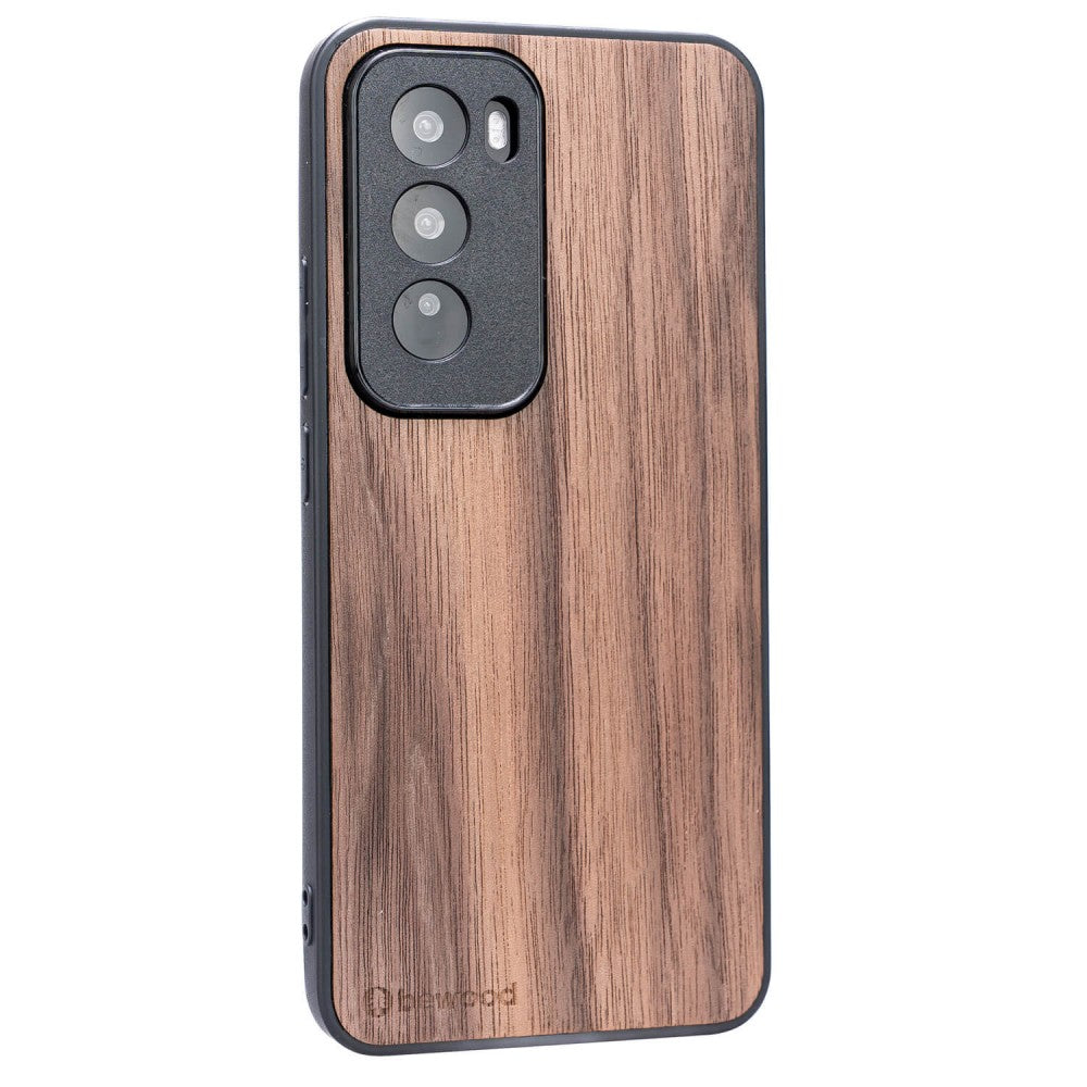 Holzhülle für Oppo Reno 12, Bewood Amerikanischer Nussbaum
