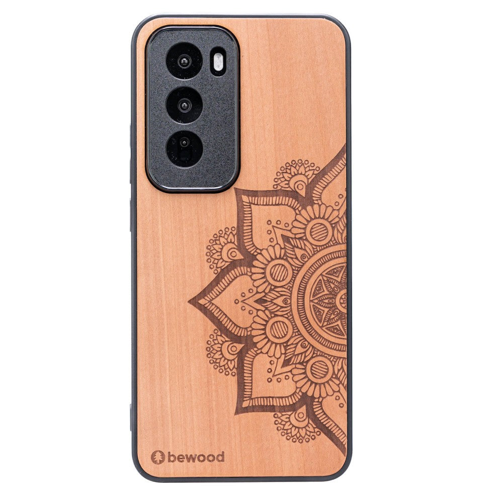 Holzhülle für Oppo Reno 12, Bewood Apfelbaum Mandala