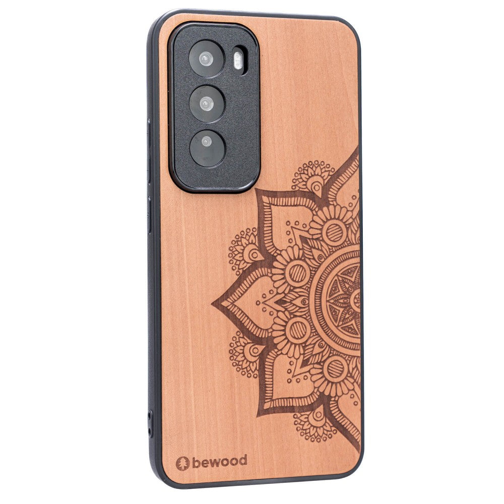 Holzhülle für Oppo Reno 12, Bewood Apfelbaum Mandala