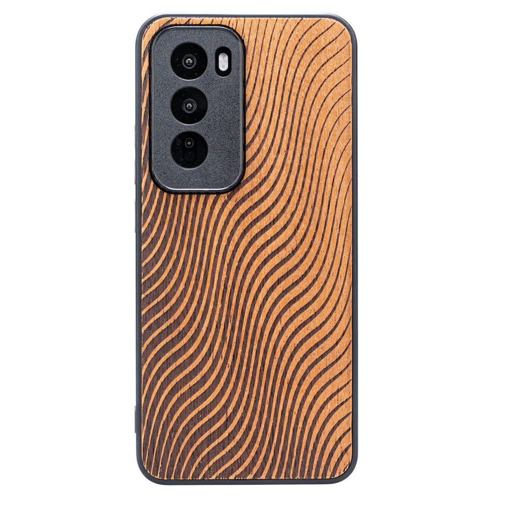 Holzhülle für Oppo Reno 12, Bewood Merbauwellen