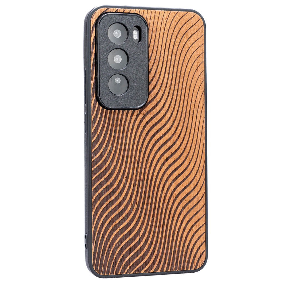 Holzhülle für Oppo Reno 12, Bewood Merbauwellen