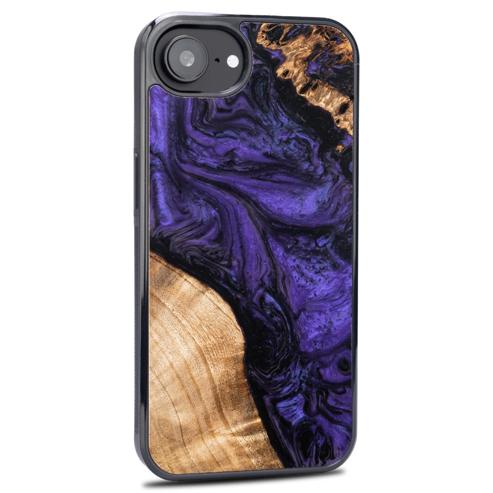 Holzhülle für iPhone 17e / 16e, Bewood Unique Violet