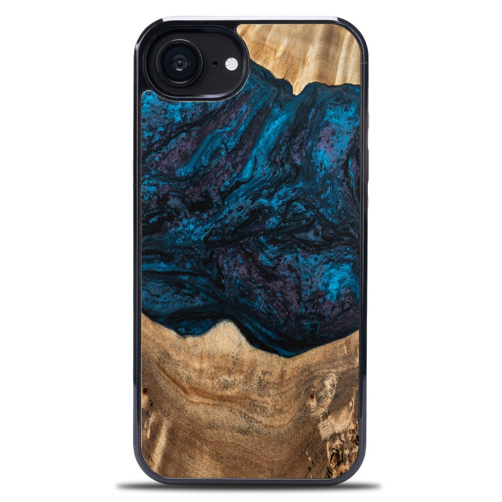 Holzhülle für iPhone 17e / 16e, Bewood Unique Planets Neptun