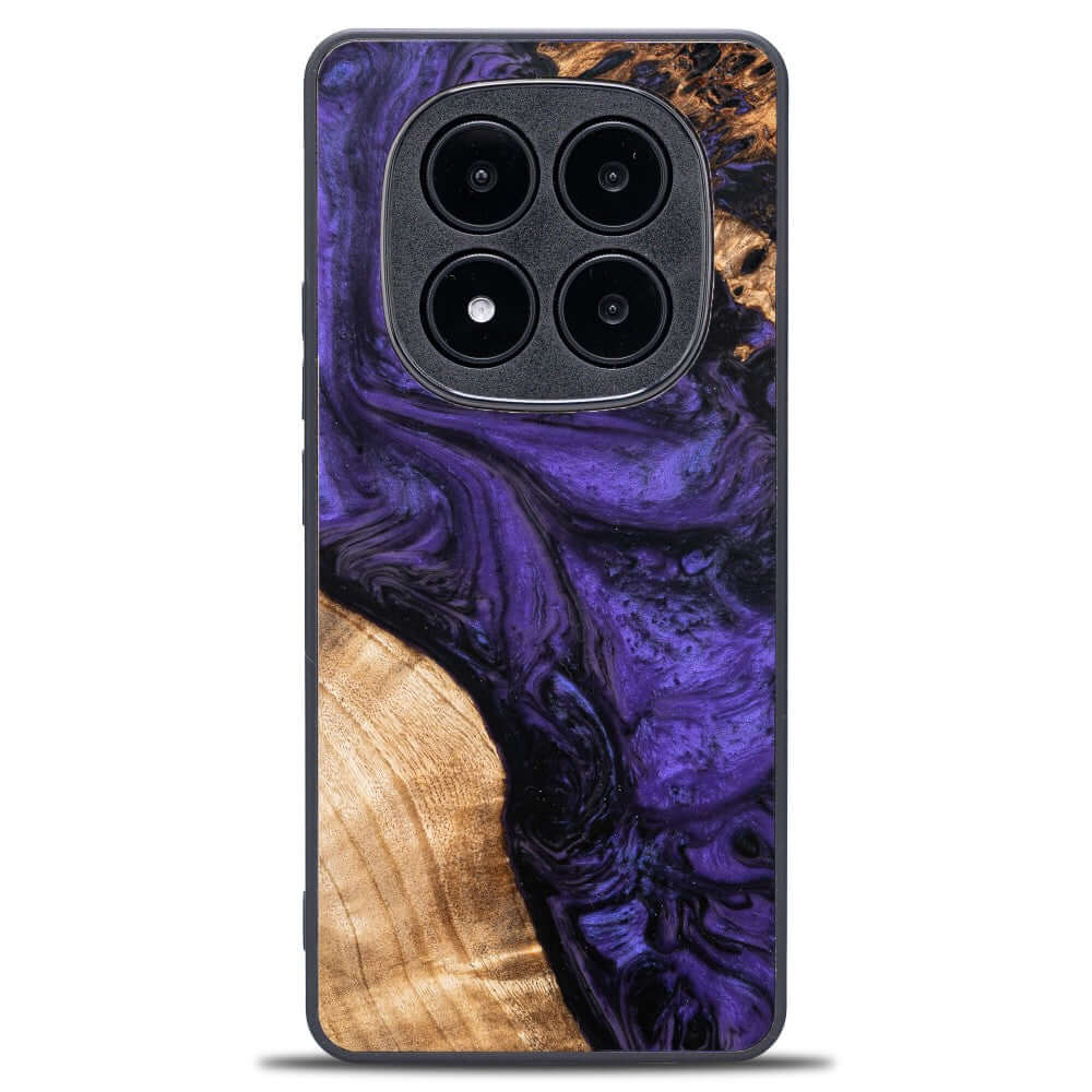 Holzhülle für Xiaomi Redmi Note 14 Pro 5G / Xiaomi Poco X7, Bewood Unique Violet
