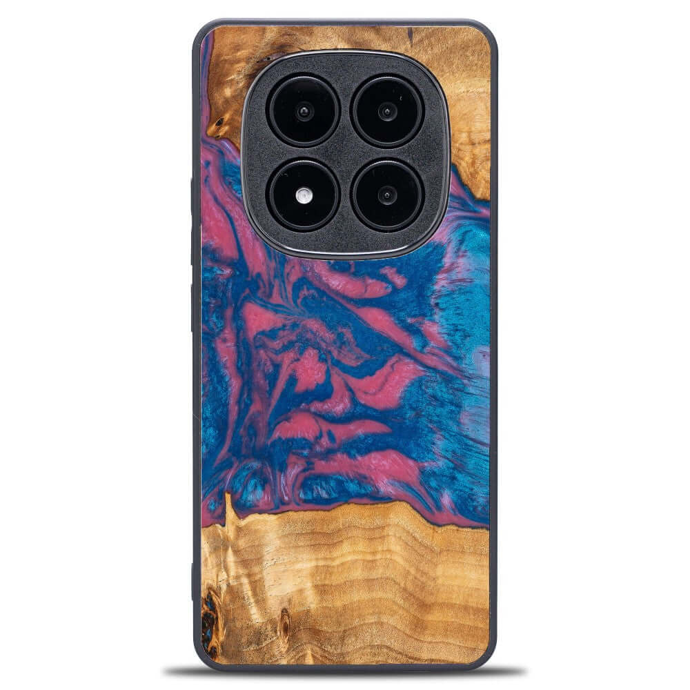 Holzhülle für Xiaomi Redmi Note 14 Pro Plus 5G, Bewood Unique Neons Vegas