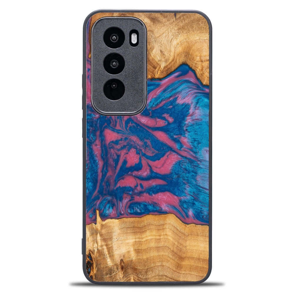 Holzhülle für Oppo Reno 12, Bewood Unique Neons Vegas