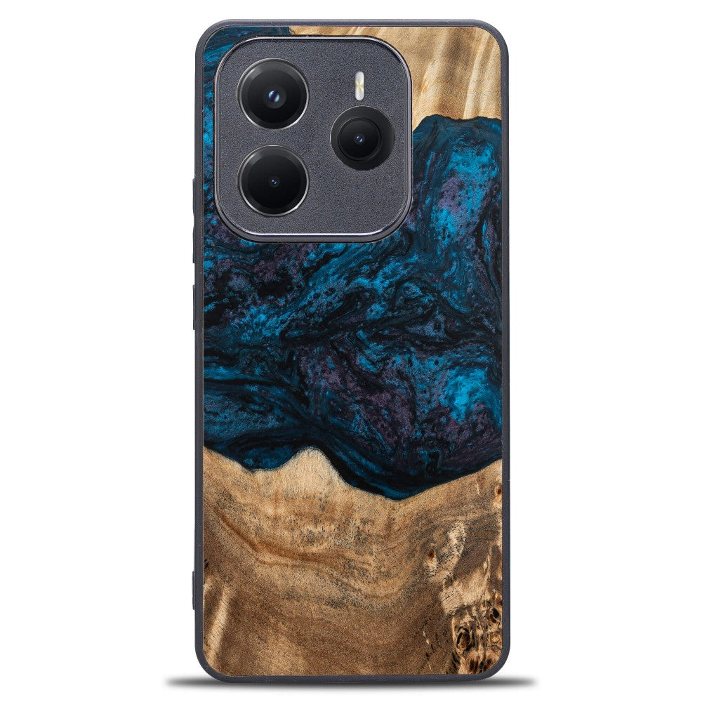 Holzhülle für Xiaomi Redmi Note 14 5G, Bewood Unique Planets Neptun
