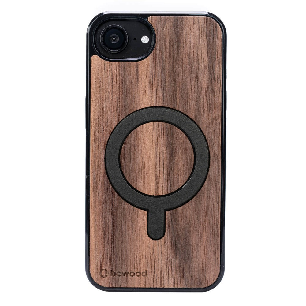 Holzhülle für iPhone 17e / 16e, Bewood Amerikanischer für MagSafe