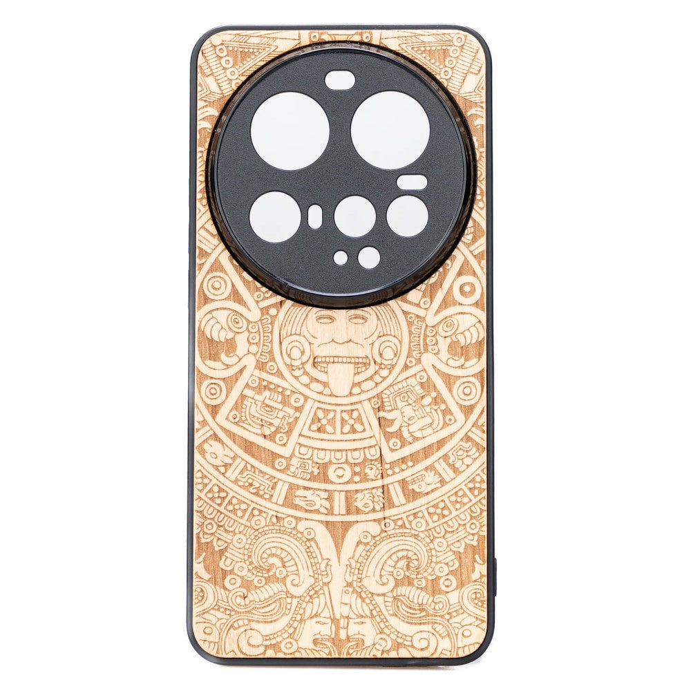 Holzhülle für Xiaomi 15 Ultra, Bewood Aniegre Aztekischer Kalender