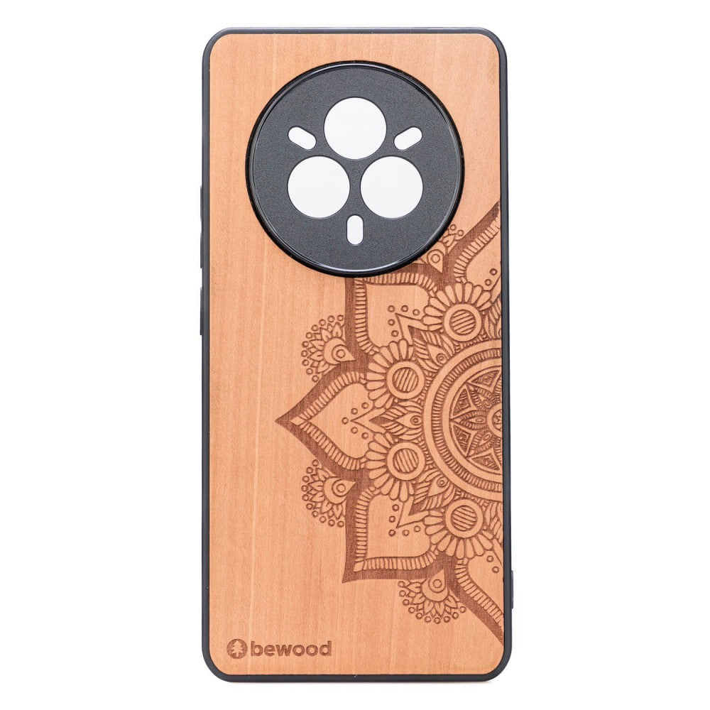 Holzhülle für Realme 14 Pro 5G, Bewood Apfelbaum Mandala
