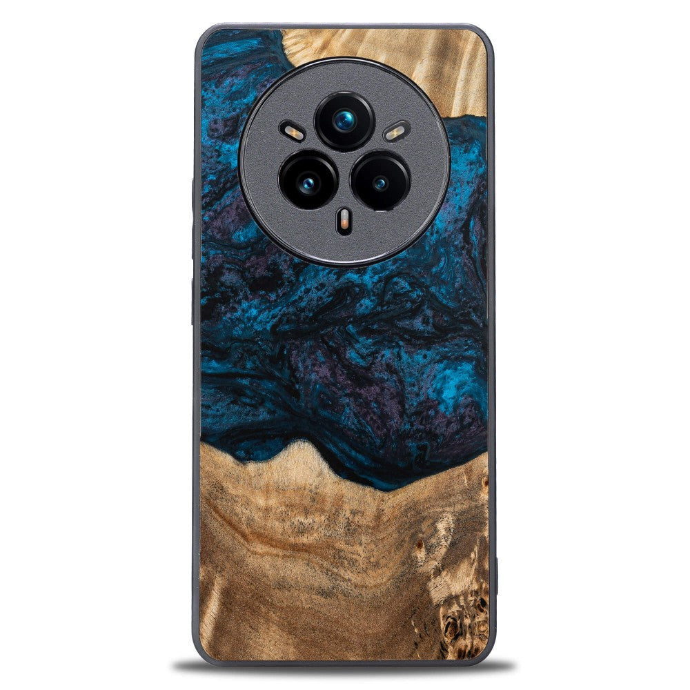 Holzhülle für Realme 14 Pro 5G, Bewood Unique Planets Neptun