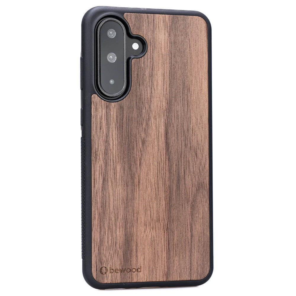 Holzhülle für Galaxy A56 5G, Bewood Amerikanischer Nussbaum