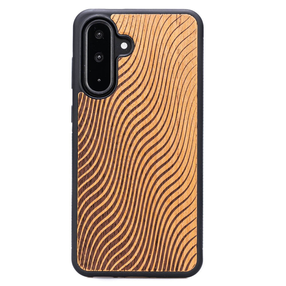 Holzhülle für Galaxy A56 5G, Bewood Merbauwellen