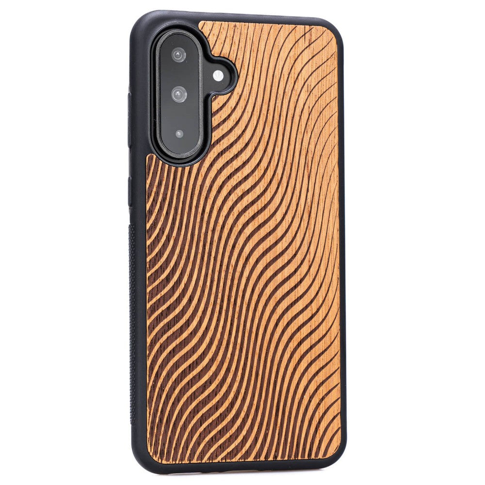 Holzhülle für Galaxy A56 5G, Bewood Merbauwellen