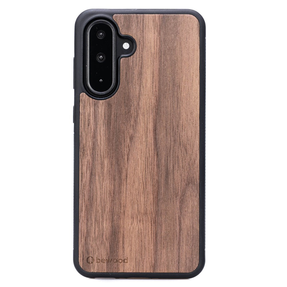 Holzhülle für Galaxy A36 5G, Bewood Amerikanischer Nussbaum