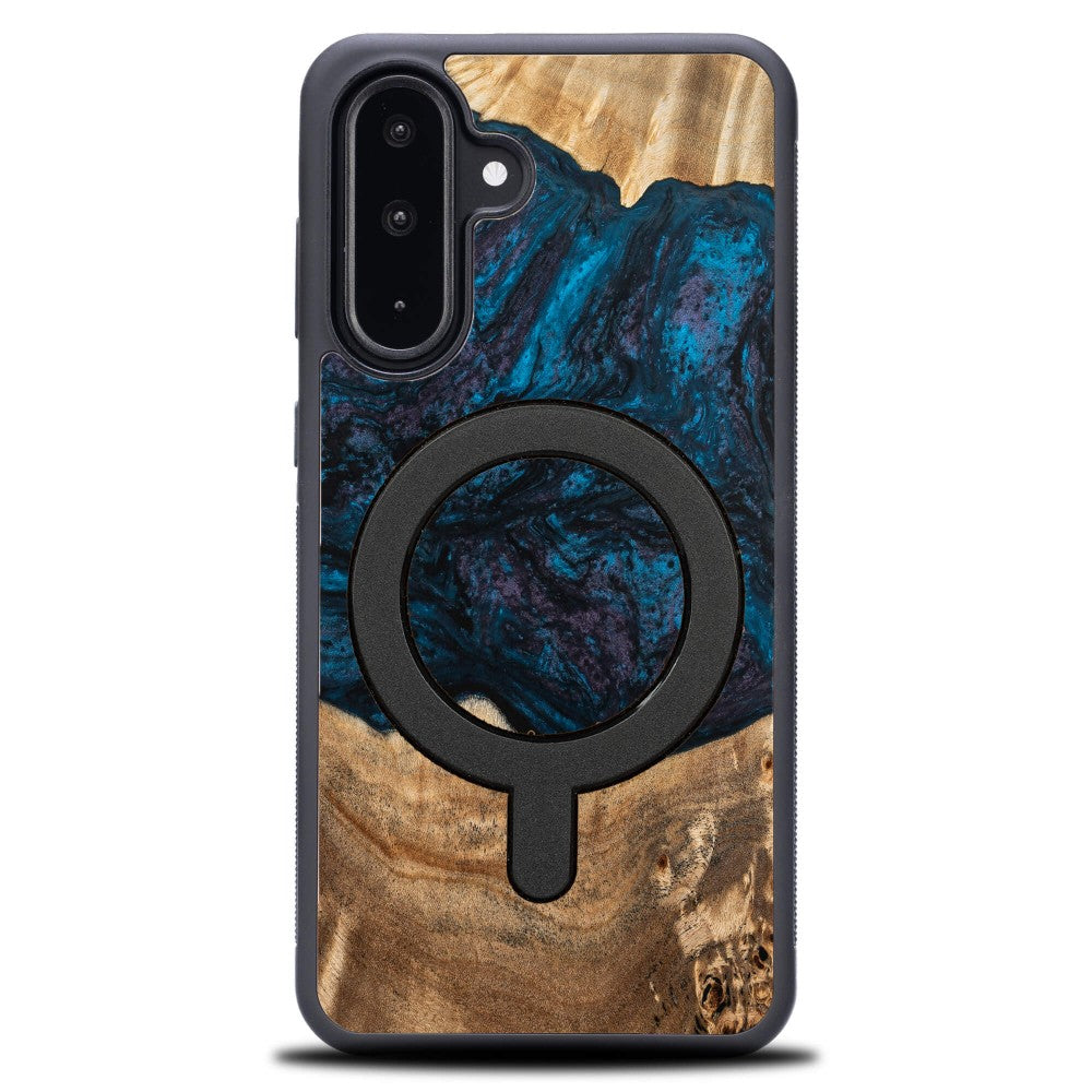Holzhülle für Galaxy A56 5G, Bewood Unique Planets Neptun für MagSafe