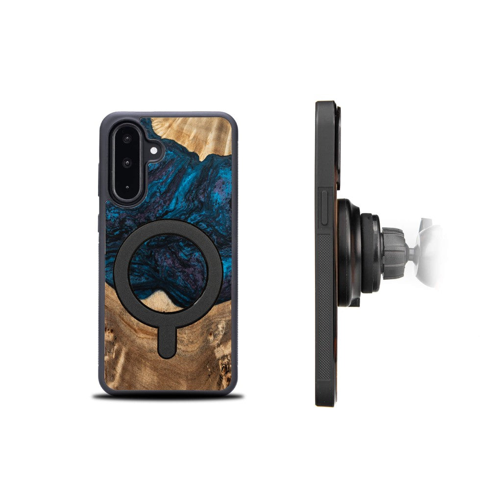 Holzhülle für Galaxy A56 5G, Bewood Unique Planets Neptun für MagSafe