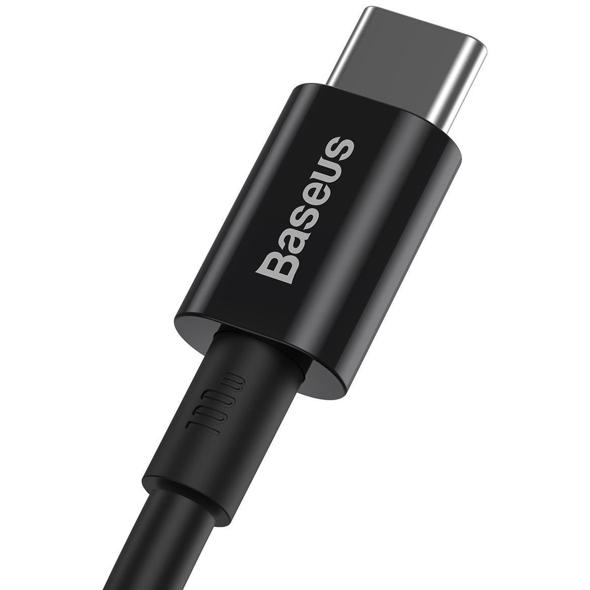 Kabel Baseus Superior 100W 5A USB-C für USB-C 2m, Schwarz