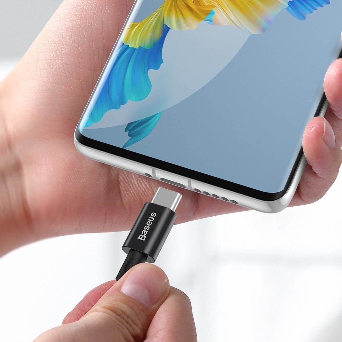 Kabel Baseus Superior 100W 5A USB-C für USB-C 1m, Schwarz