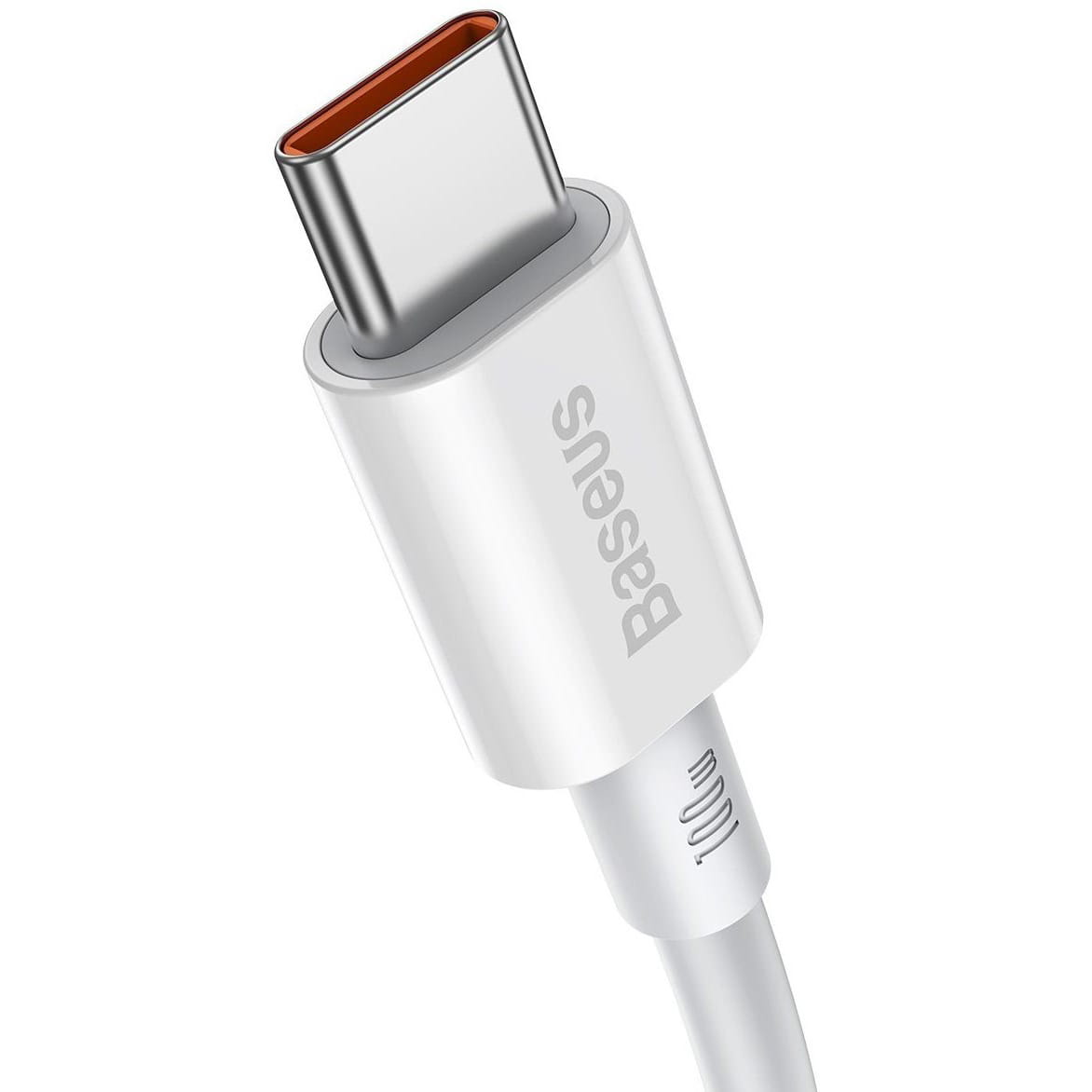 Kabel Baseus Superior 100W 5A USB-C für USB-C 1m, Weiß