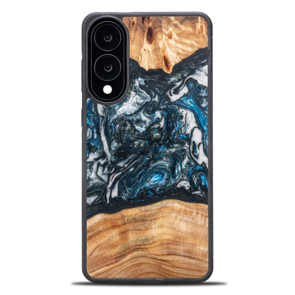 Holzhülle für Galaxy S25 Edge, Bewood Unique Planets Erde