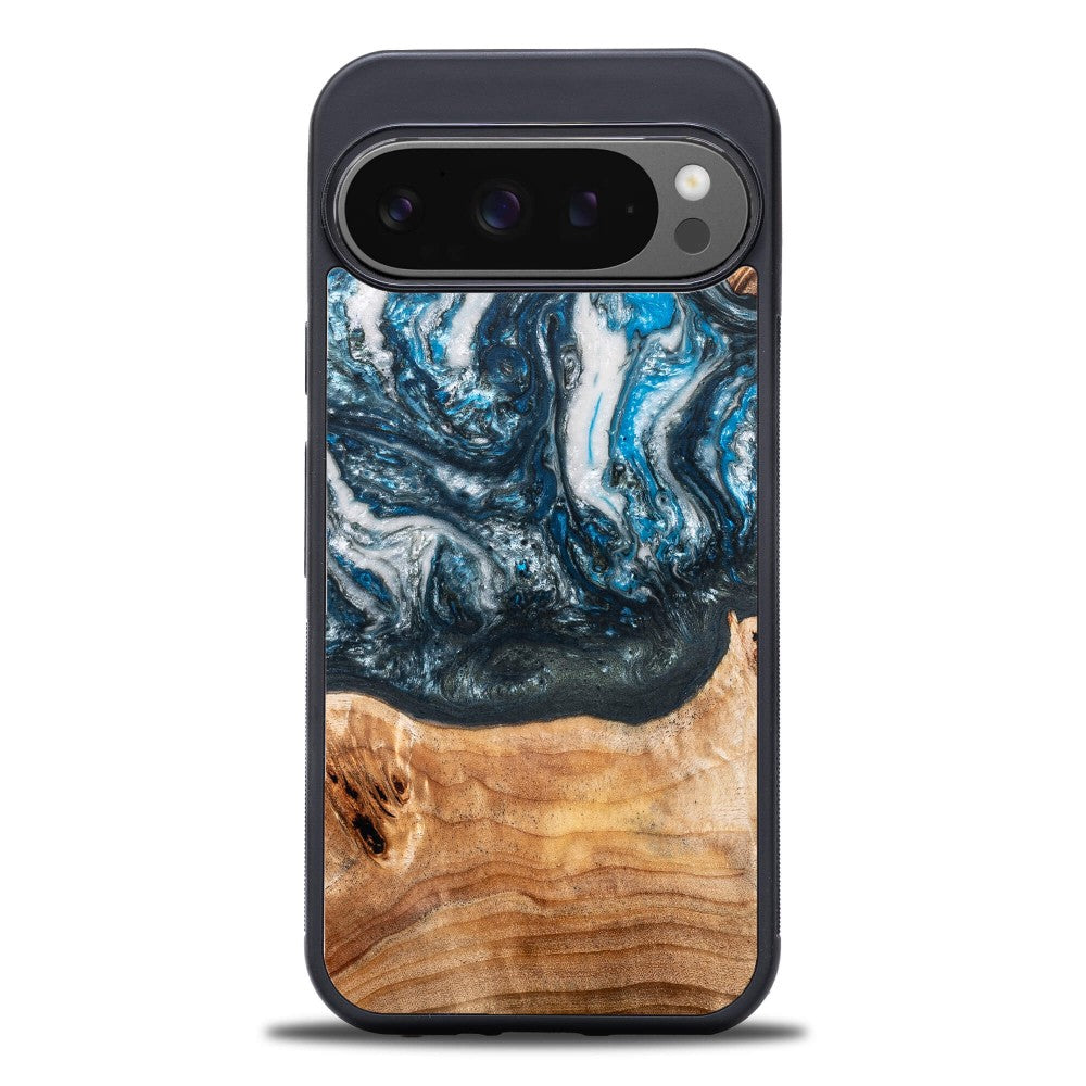 Holzhülle für Google Pixel 10 / Google Pixel 10 Pro, Bewood Unique Planets Erde