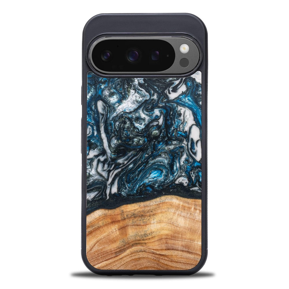 Holzhülle für Google Pixel 10 Pro XL, Bewood Unique Planets Erde