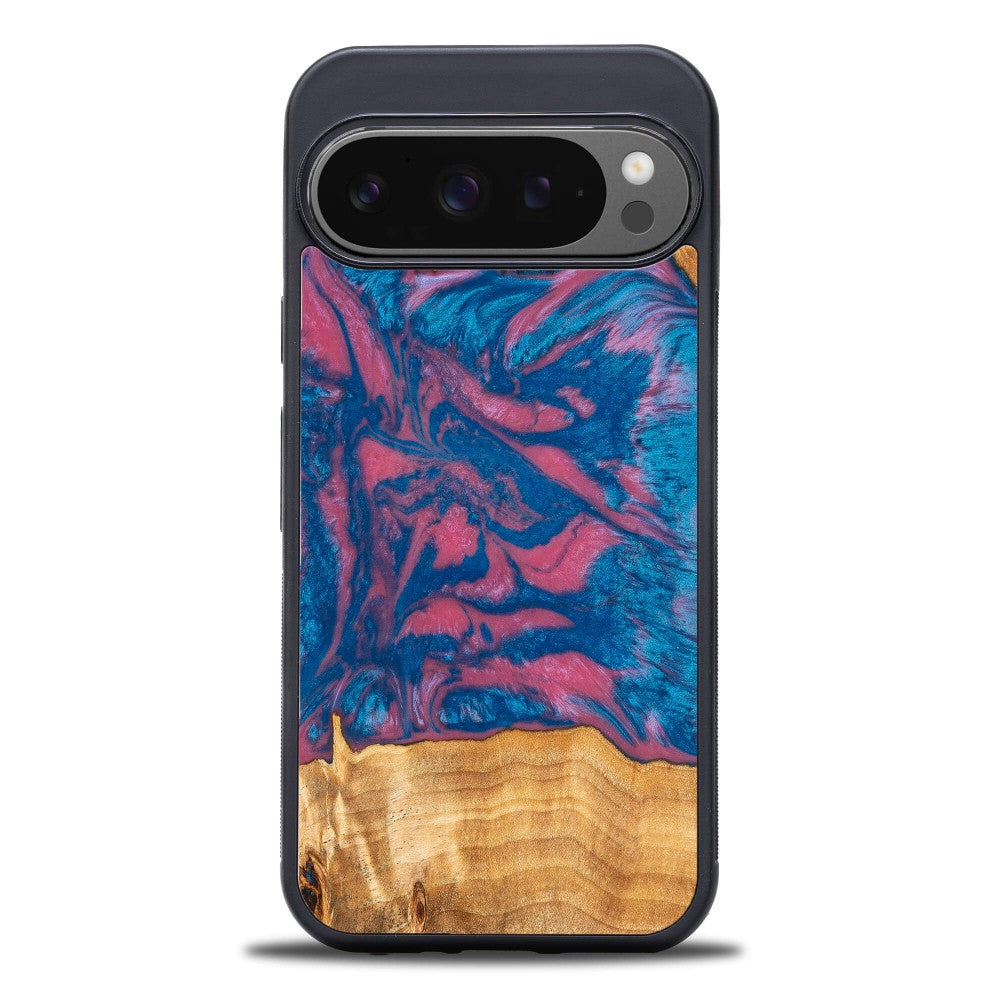 Holzhülle für Google Pixel 10 Pro XL, Bewood Unique Neons Vegas