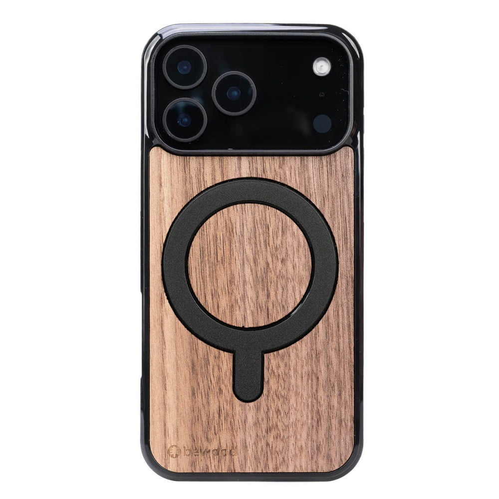 Holzhülle für iPhone 17 Pro Max, Bewood Amerikanischer für MagSafe