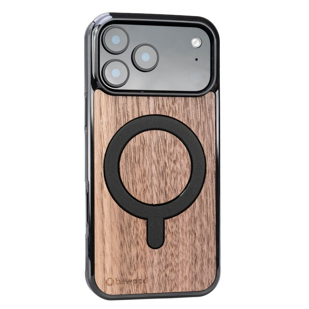 Holzhülle für iPhone 17 Pro Max, Bewood Amerikanischer für MagSafe