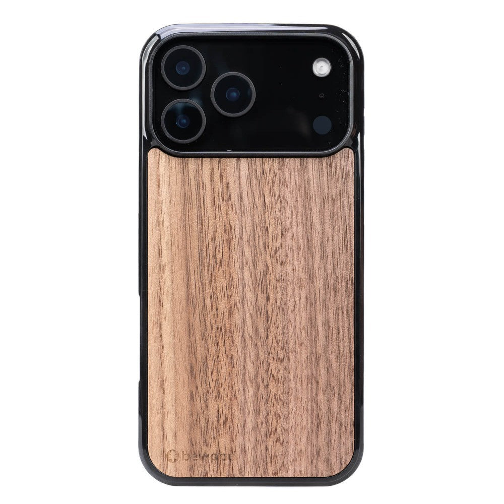 Holzhülle für iPhone 17 Pro Max, Bewood Amerikanischer Nussbaum
