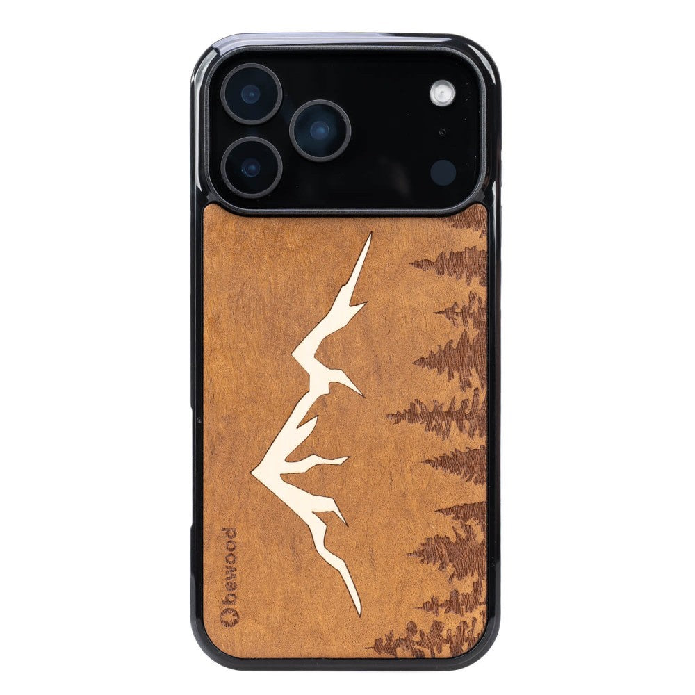 Holzhülle für iPhone 17 Pro Max, Bewood Imbuia-Gebirge