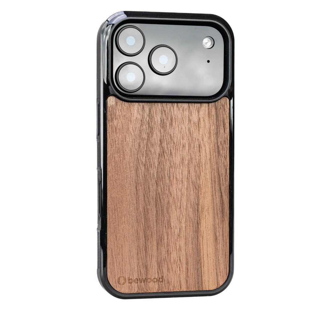 Holzhülle für iPhone 17 Pro, Bewood Amerikanischer Nussbaum