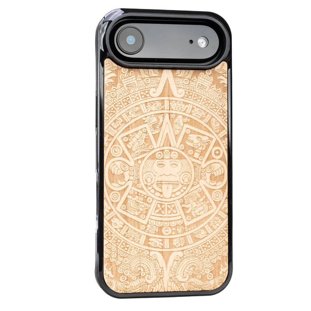 Holzhülle für iPhone Air, Bewood Aniegre Aztekischer Kalender