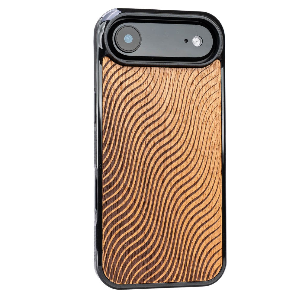 Holzhülle für iPhone Air, Bewood Merbauwellen