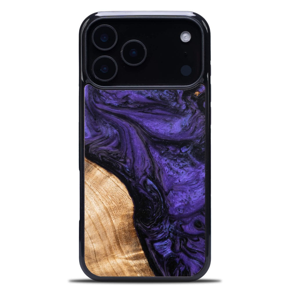 Holzhülle für iPhone 17 Pro Max, Bewood Unique Violet