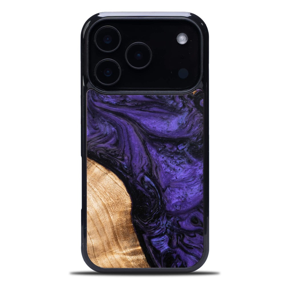 Holzhülle für iPhone 17 Pro, Bewood Unique Violet