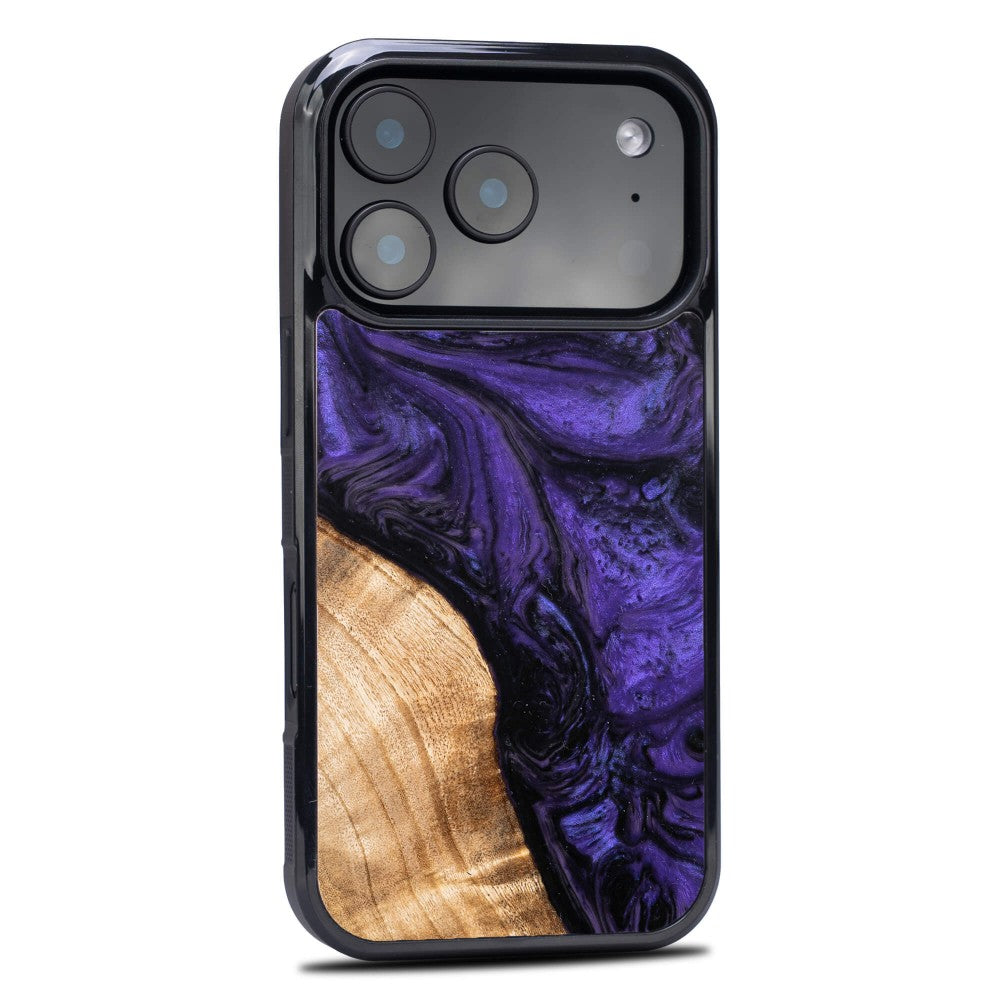 Holzhülle für iPhone 17 Pro, Bewood Unique Violet