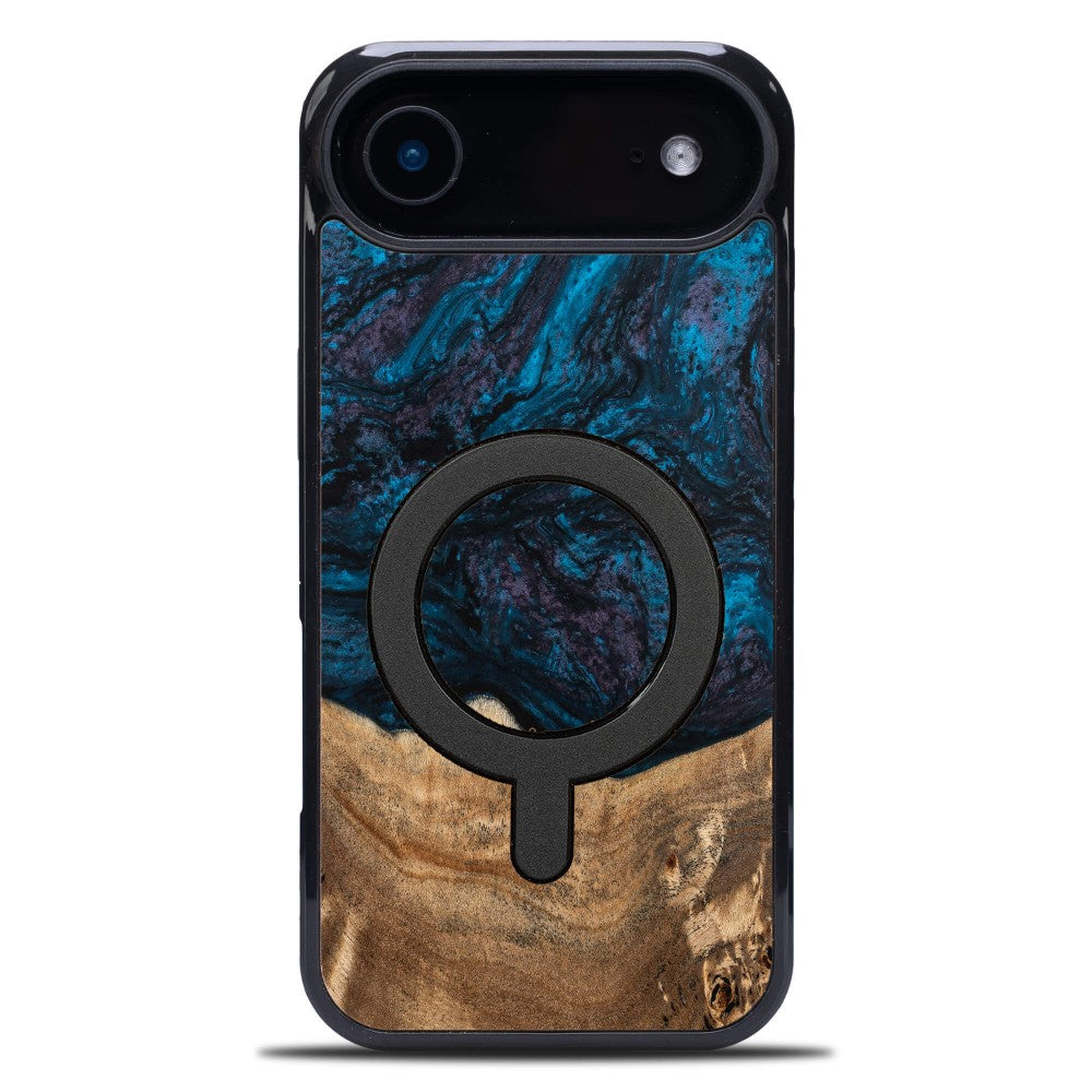 Holzhülle für iPhone Air, Bewood Unique Planets Neptun für MagSafe