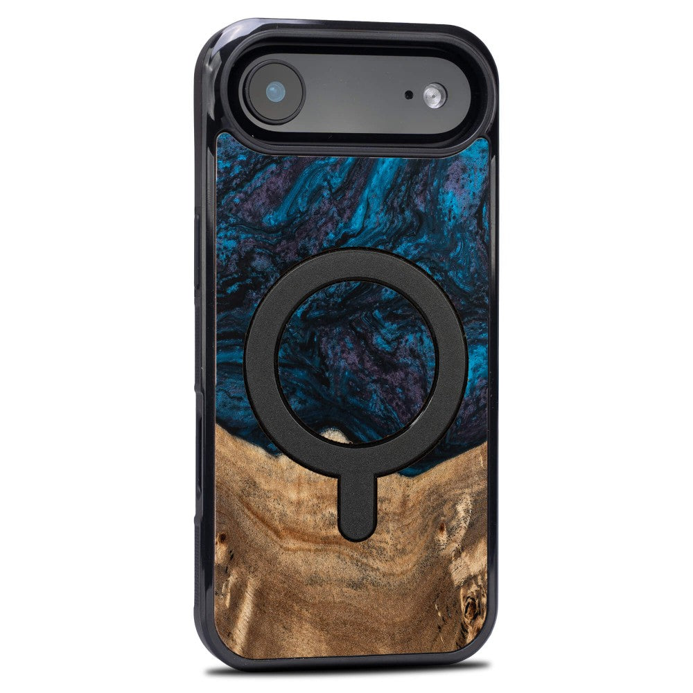 Holzhülle für iPhone Air, Bewood Unique Planets Neptun für MagSafe