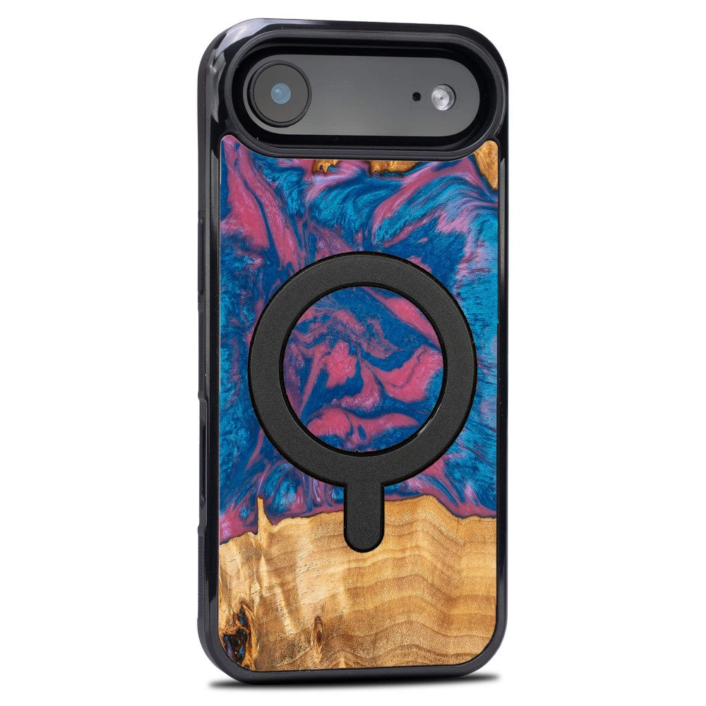 Holzhülle für iPhone Air, Bewood Unique Neons Vegas für MagSafe