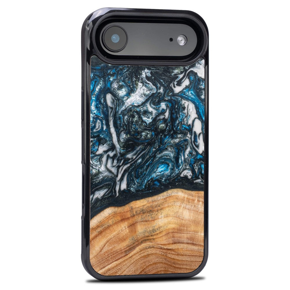 Holzhülle für iPhone Air, Bewood Unique Planets Erde